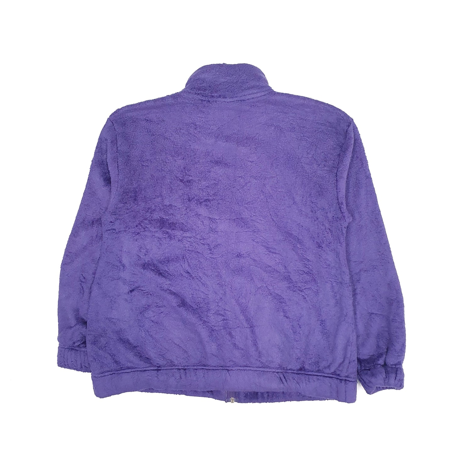 Womens Purple Champion Fluffy Full Zip Jumper