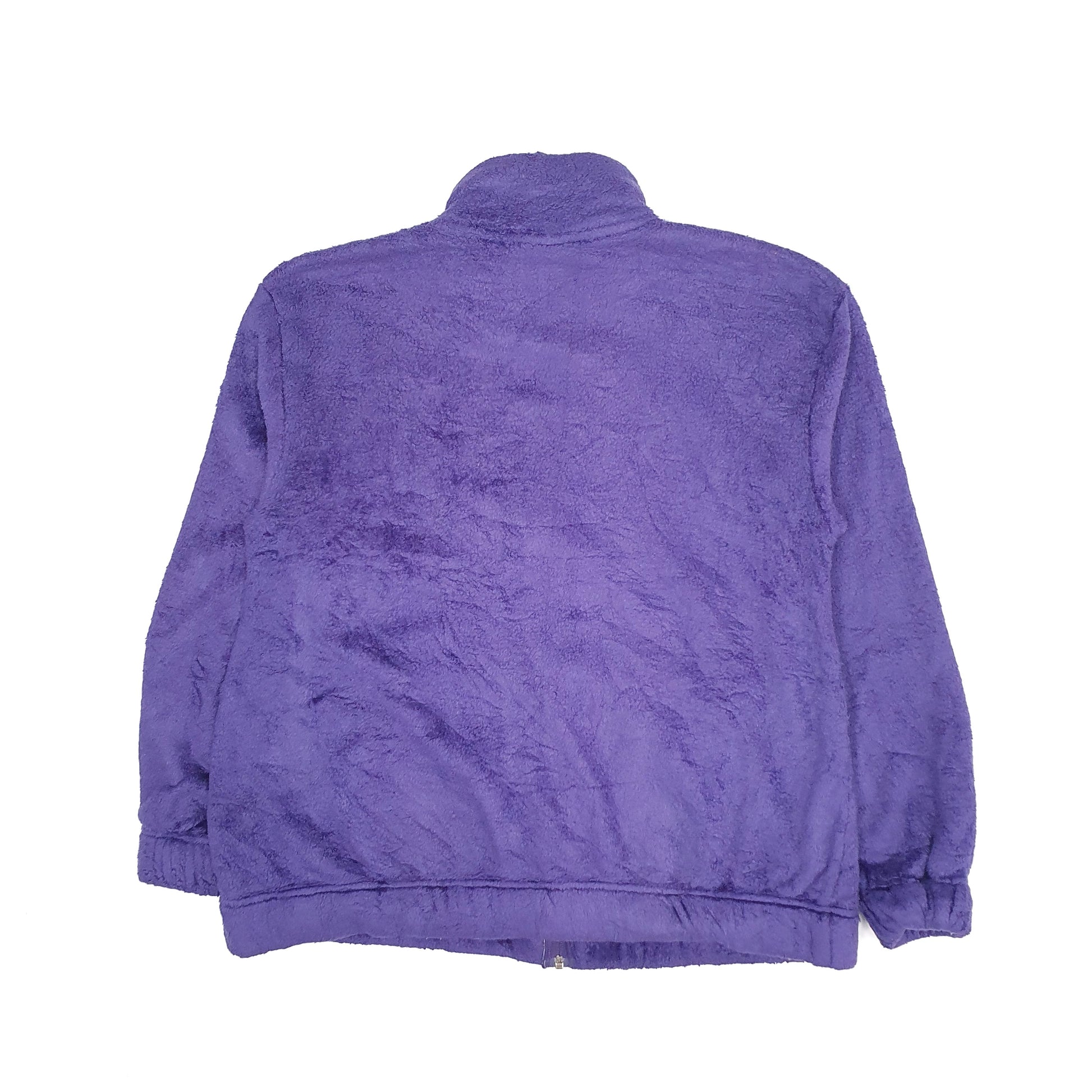 Womens Purple Champion Fluffy Full Zip Jumper