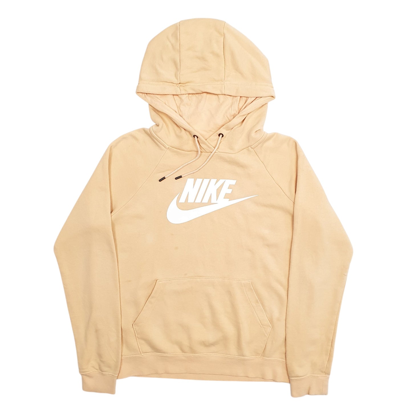 Womens Peach Nike Spellout Hoodie Jumper