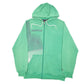Mens Green Adidas Hoodie Full Zip Jumper