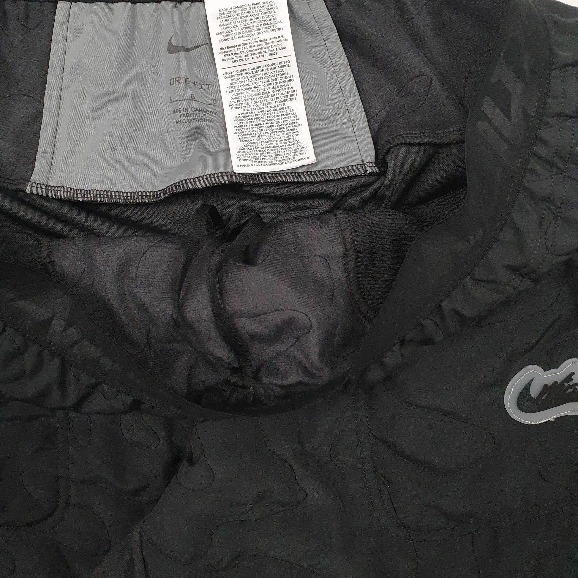 Mens Grey Nike Dri Fit Jogger Trousers