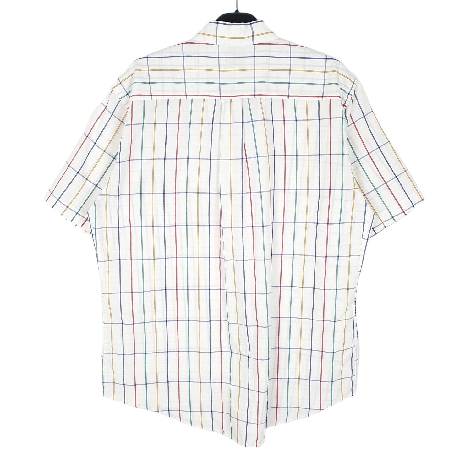 Mens White London Fog  Short Sleeve Shirt