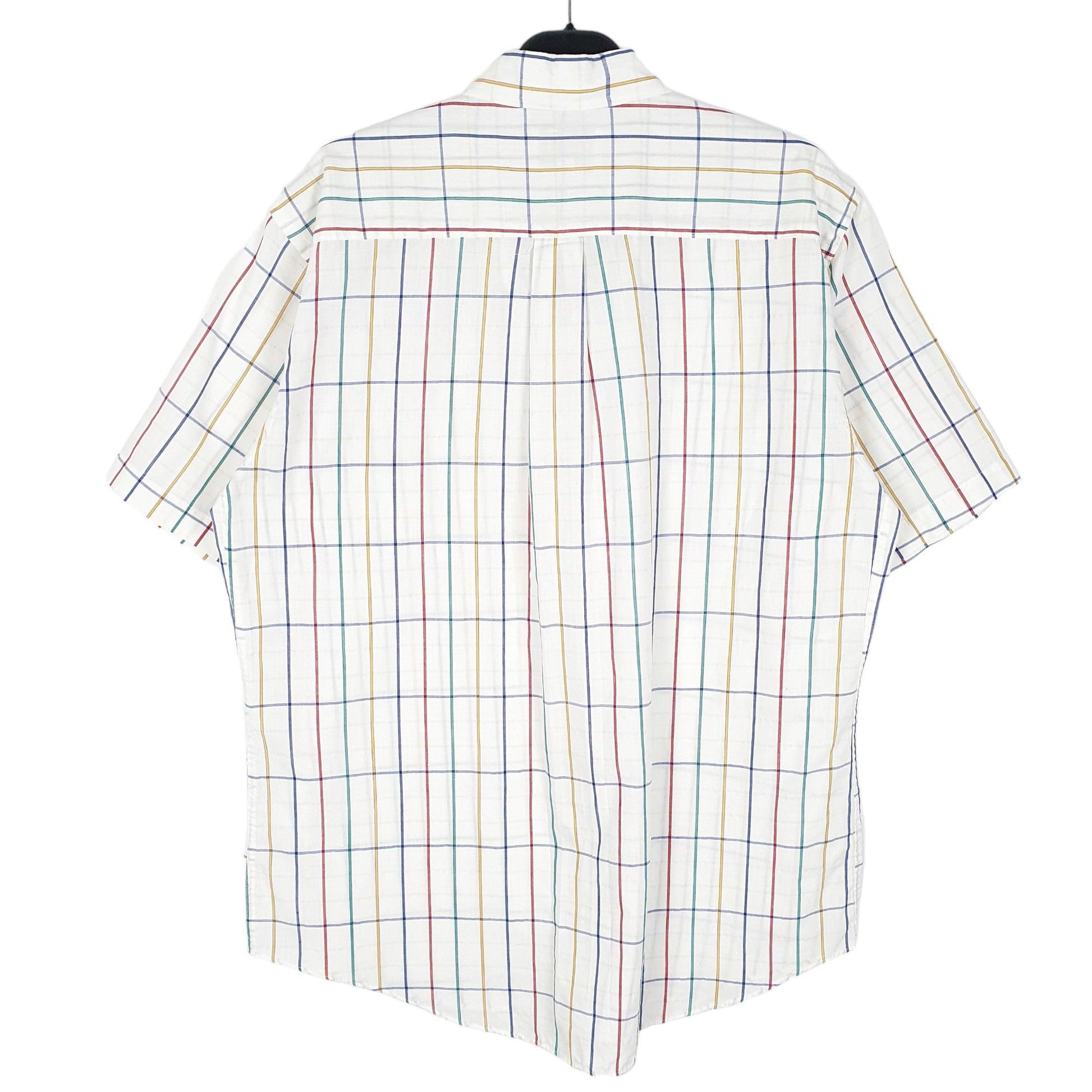 Mens White London Fog  Short Sleeve Shirt