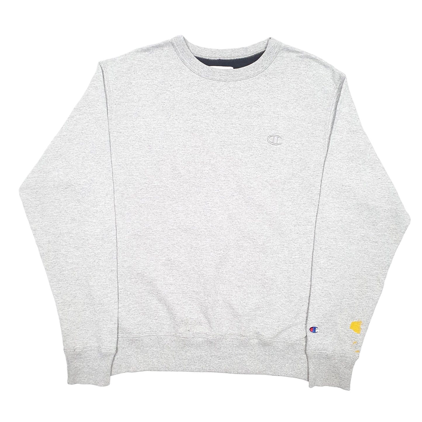 Mens Grey Champion  Crewneck Jumper