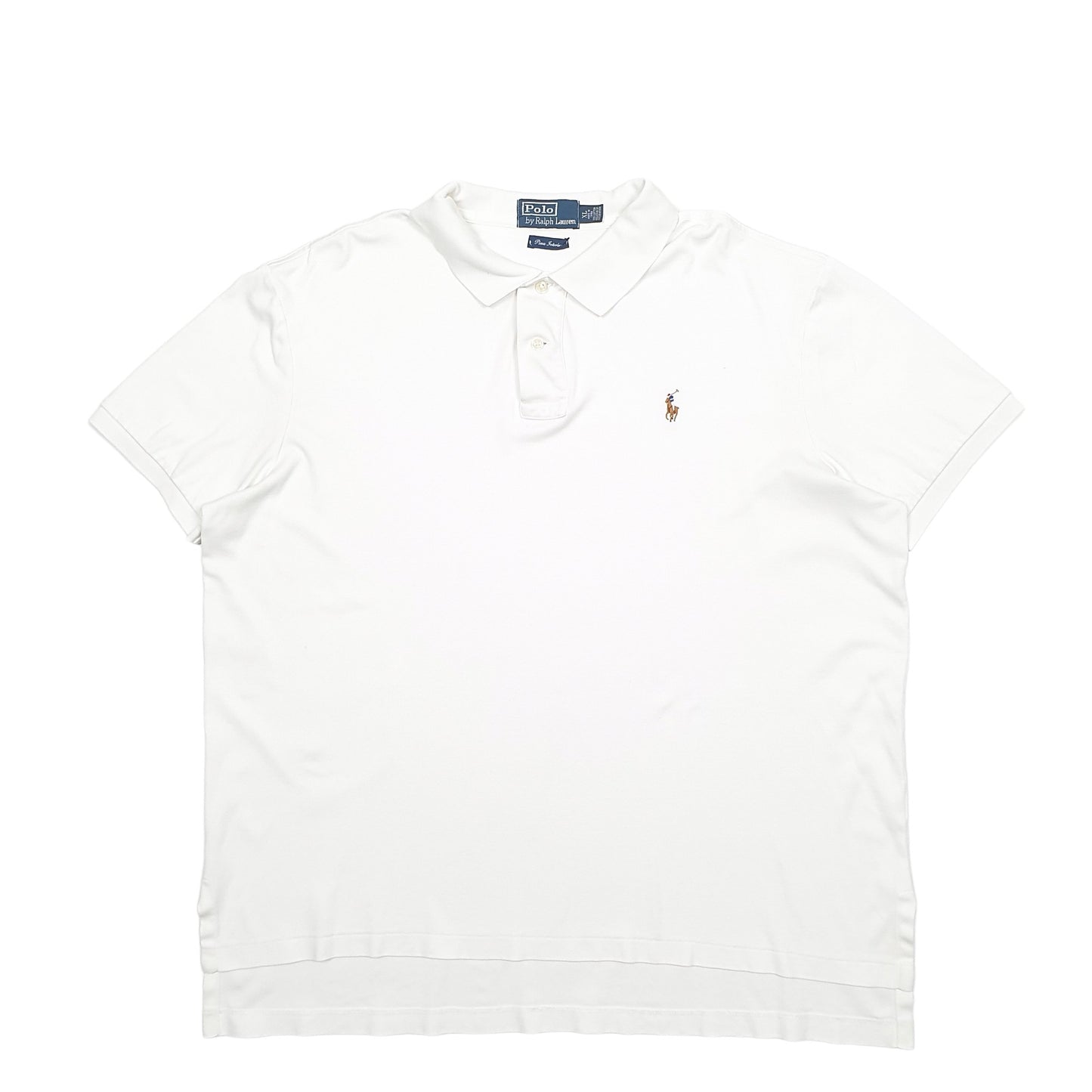 Mens White Polo Ralph Lauren  Short Sleeve Polo Shirt