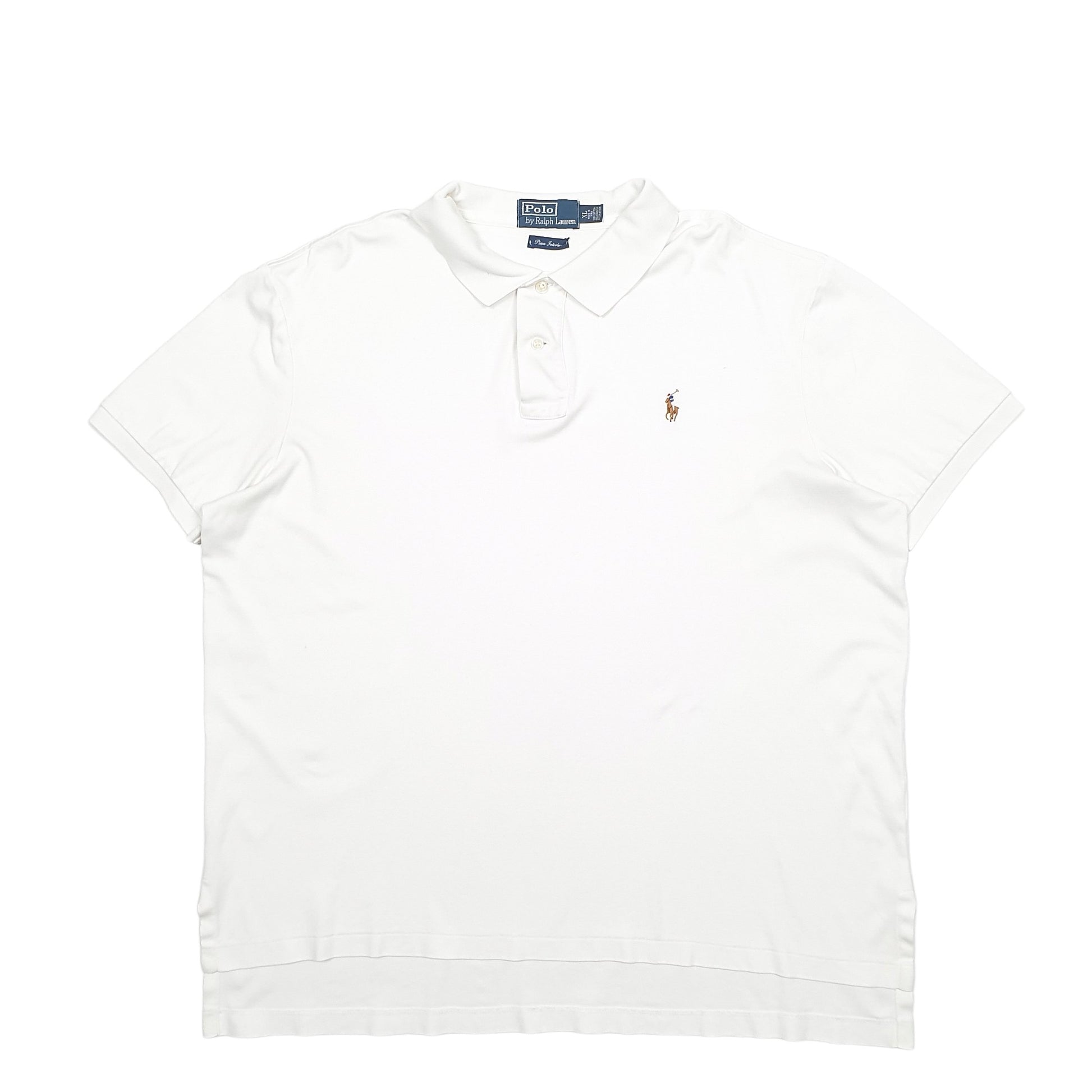 Mens White Polo Ralph Lauren  Short Sleeve Polo Shirt