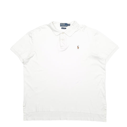 Mens White Polo Ralph Lauren  Short Sleeve Polo Shirt