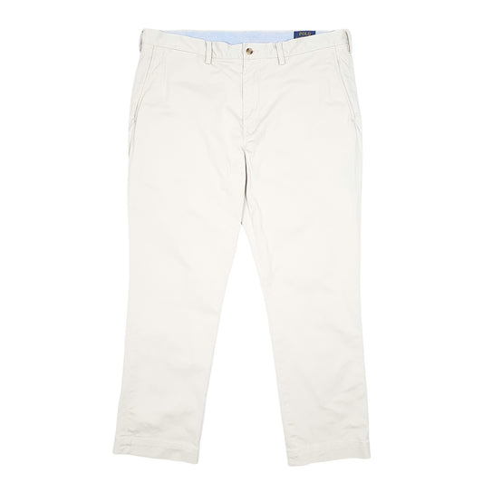 Mens Beige Polo Ralph Lauren Stretch Chino Trousers