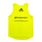 Mens Yellow Adidas Marathon Madrid Short Sleeve T Shirt
