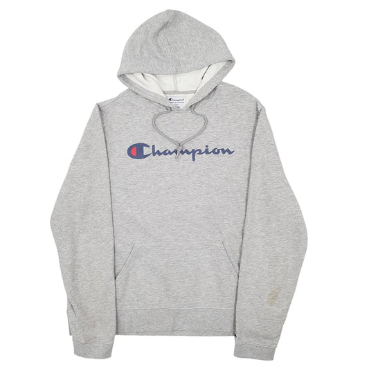 Mens Grey Champion  Hoodie Jumper