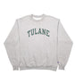 Mens Grey Champion Tulane Spellout Crewneck Jumper