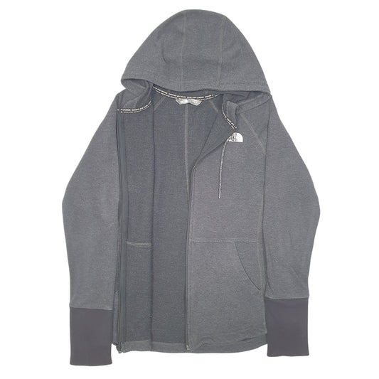 Womens Grey The North Face Hoodie Full Zip Jumper