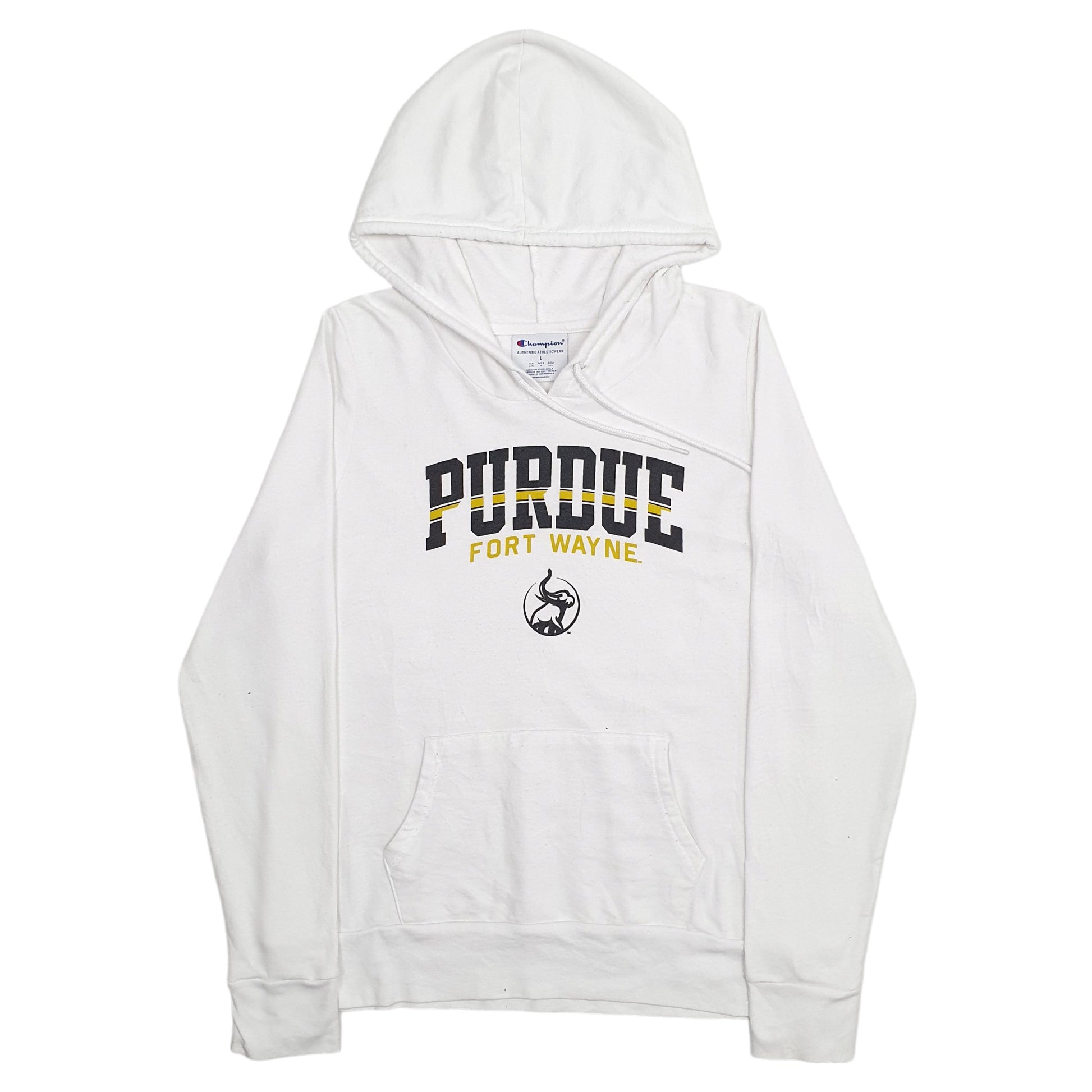 Womens White Champion Purdue Fort Wayne Hoodie Jumper