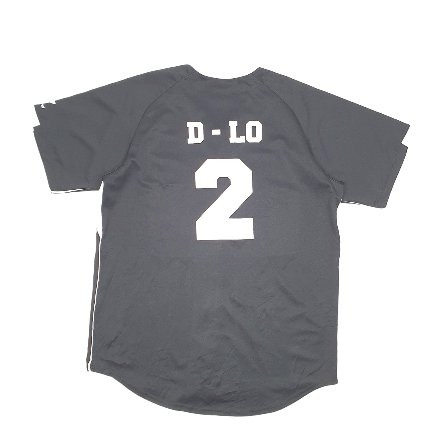 Mens Black High Five Skunx Baseball Jersey Top USA Short Sleeve T Shirt