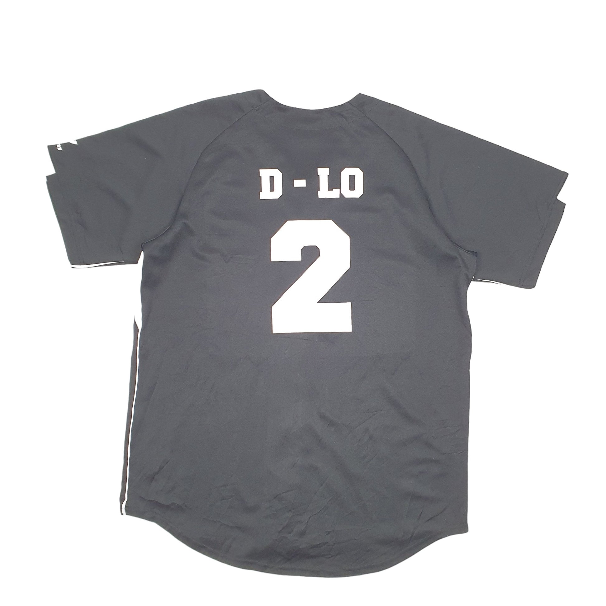 Mens Black High Five Skunx Baseball Jersey Top USA Short Sleeve T Shirt