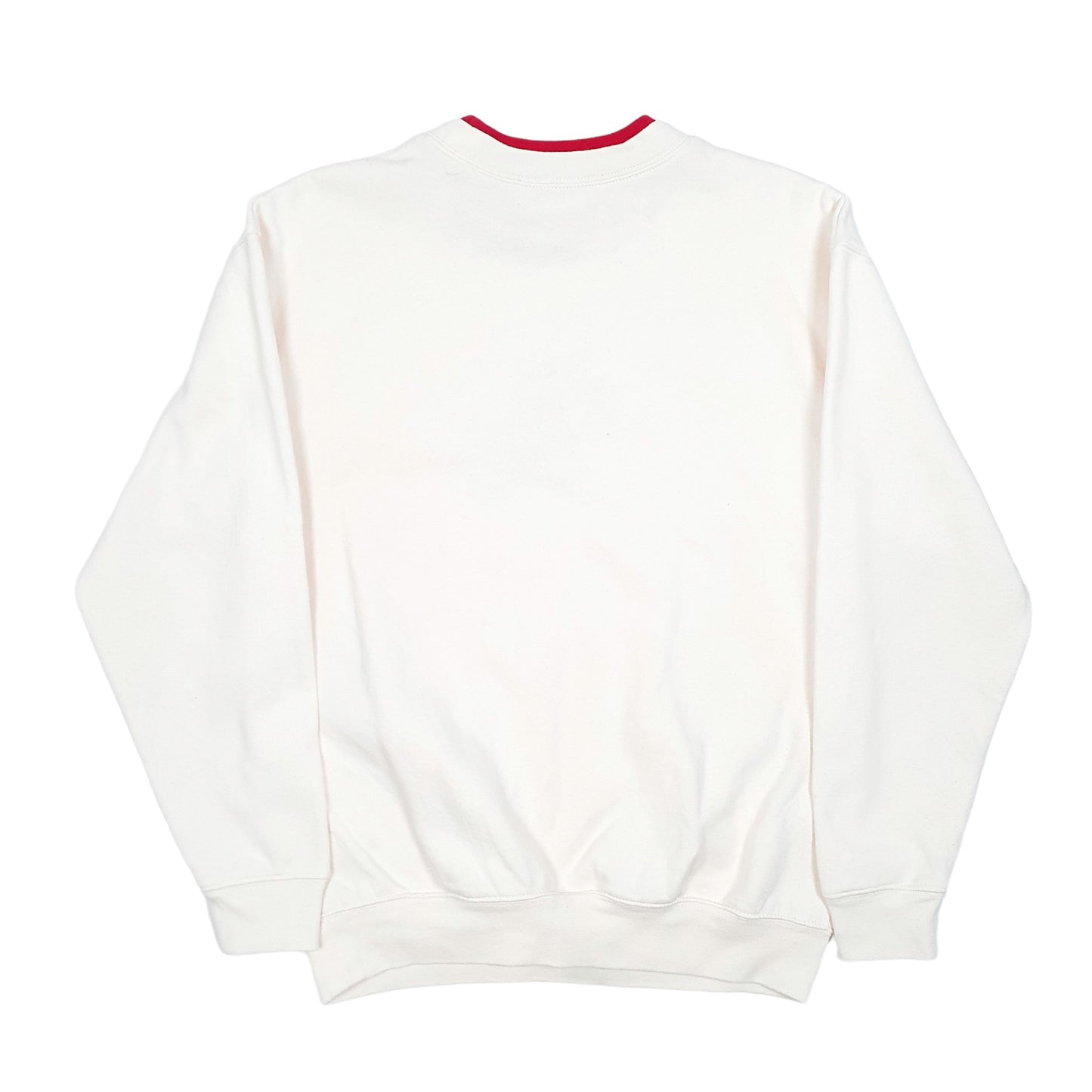 Womens Cream MC Sportswear Vintage Christmas Cardinal Bird Festive 90s Retro Crewneck Jumper