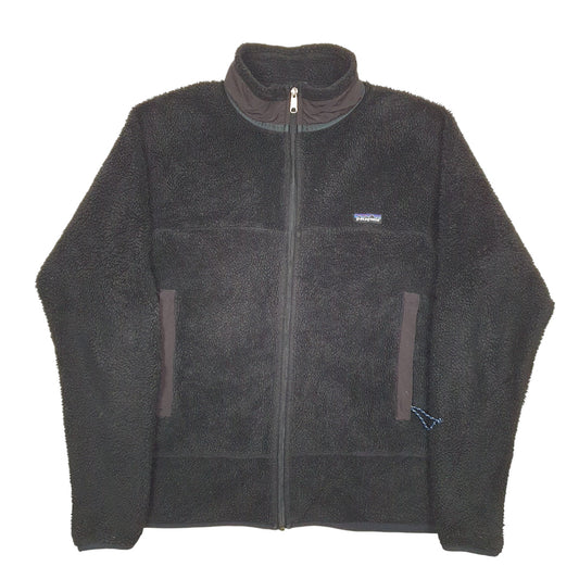 Womens Black Patagonia Made In USA Full Zip Jumper