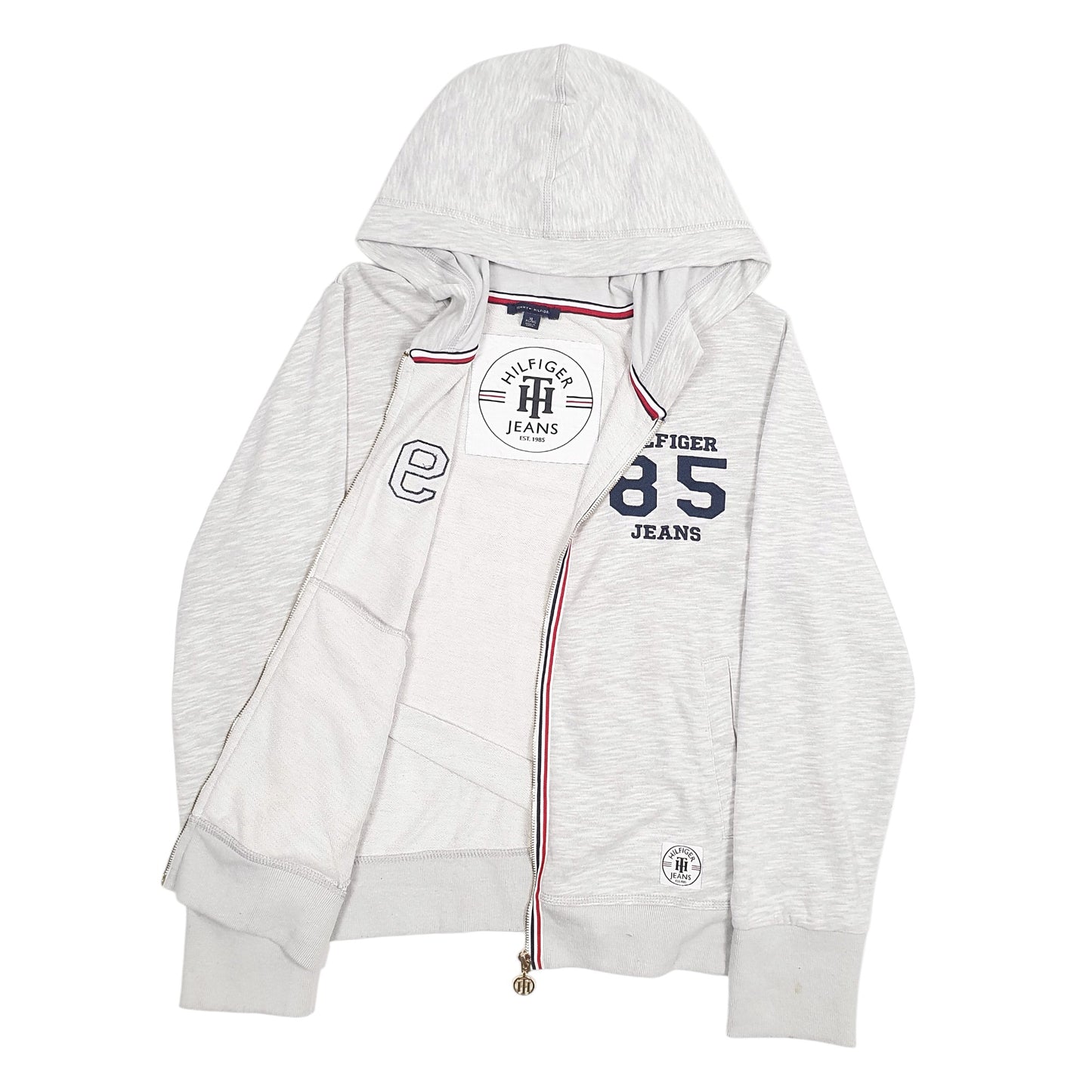 Womens Grey Tommy Hilfiger  Full Zip Jumper