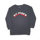 Mens Black Tommy Hilfiger Spellout Sleepwear Crewneck Jumper