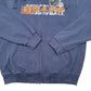 Mens Navy NFL Hoodie Chicago Bears Football Spellout Full Zip Jumper