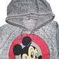 Womens Grey Disneyland Lightweight Walt Disney Mickey Hoodie Jumper