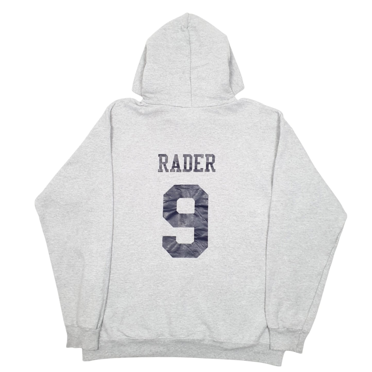 Mens Grey Hanes Hilton Head Volleyball USA Spellout Hoodie Jumper