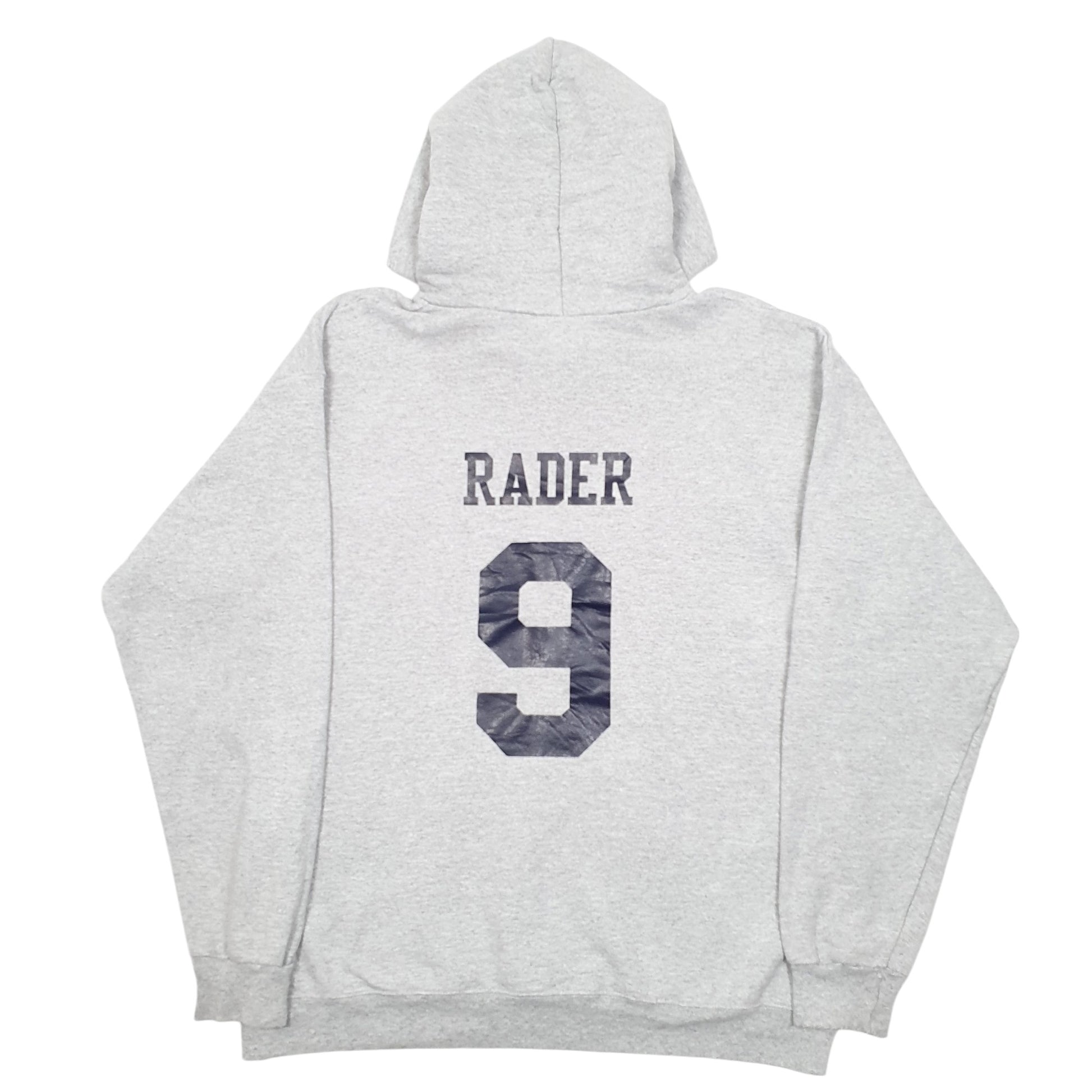 Mens Grey Hanes Hilton Head Volleyball USA Spellout Hoodie Jumper