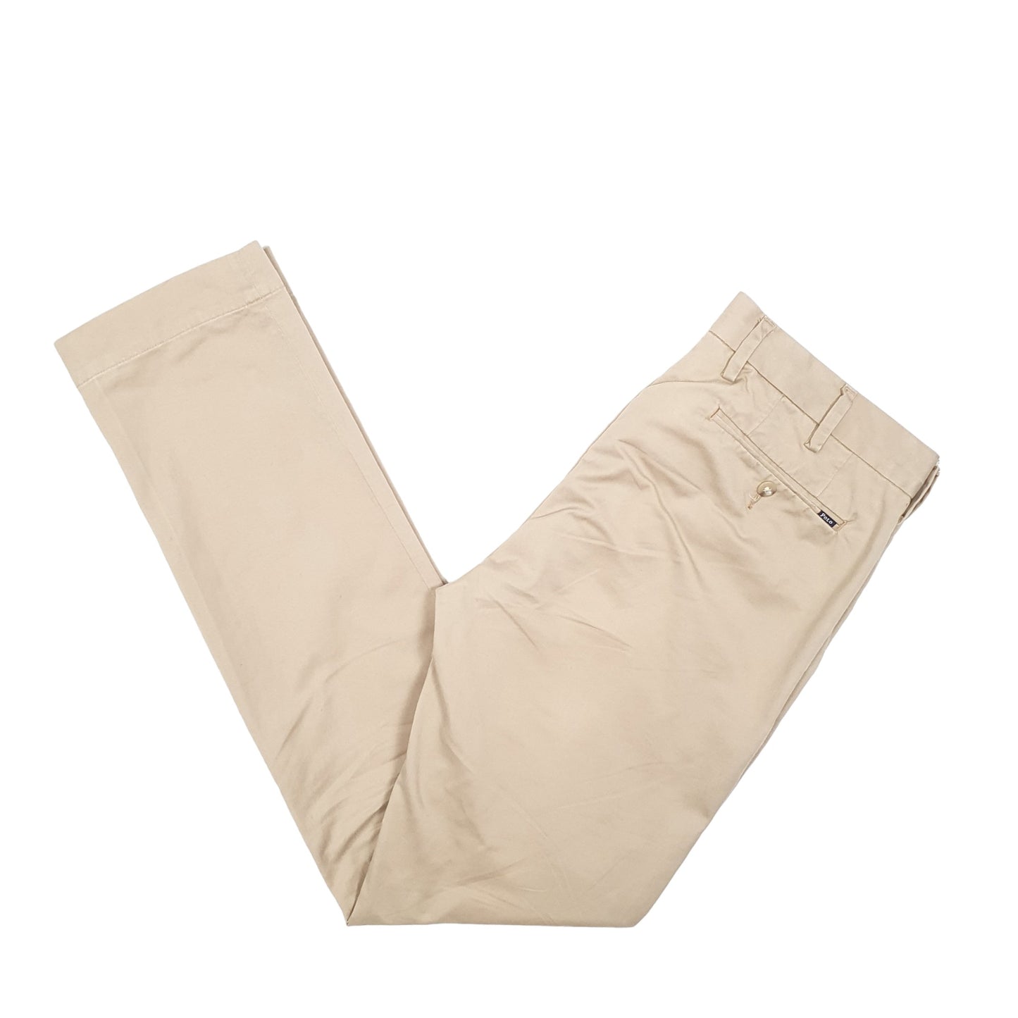 Mens Beige Polo Ralph Lauren Stretch Chino Trousers