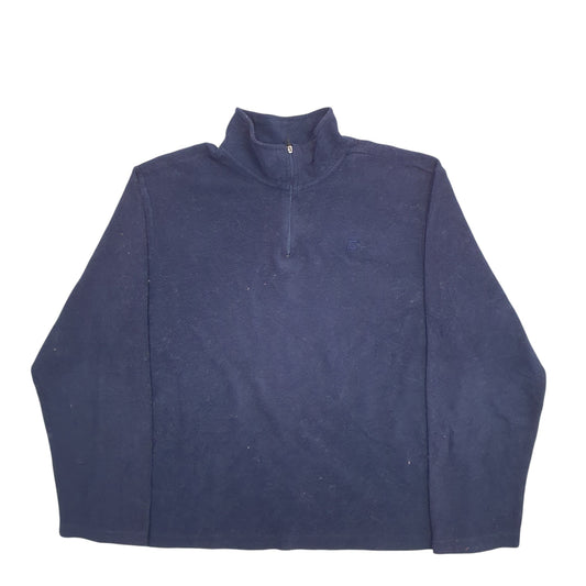 Mens Navy Starter  Quarter Zip Jumper