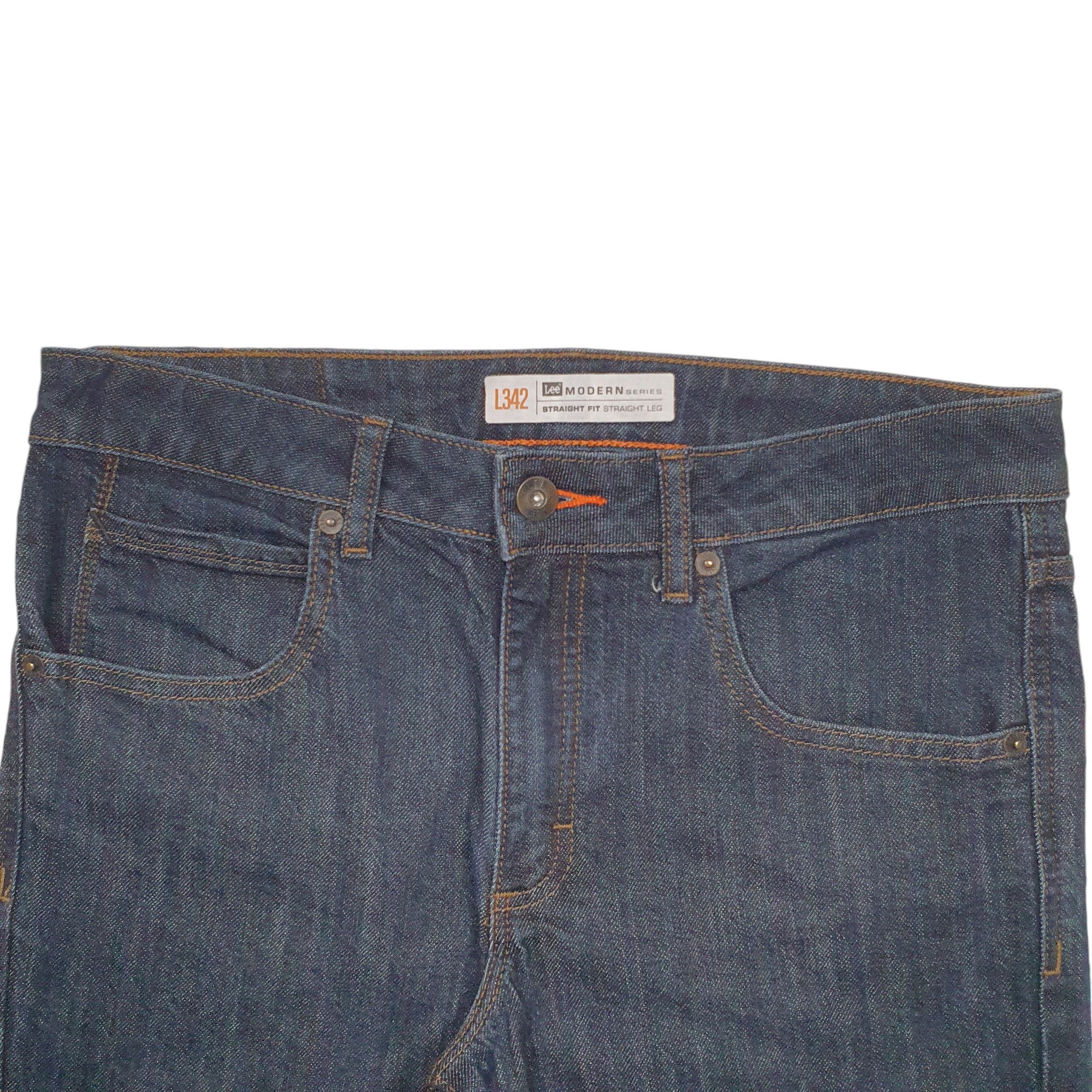 Mens Lee Casual Straight Fit Blue Modern Jeans W33 L30 Bundl Clothing