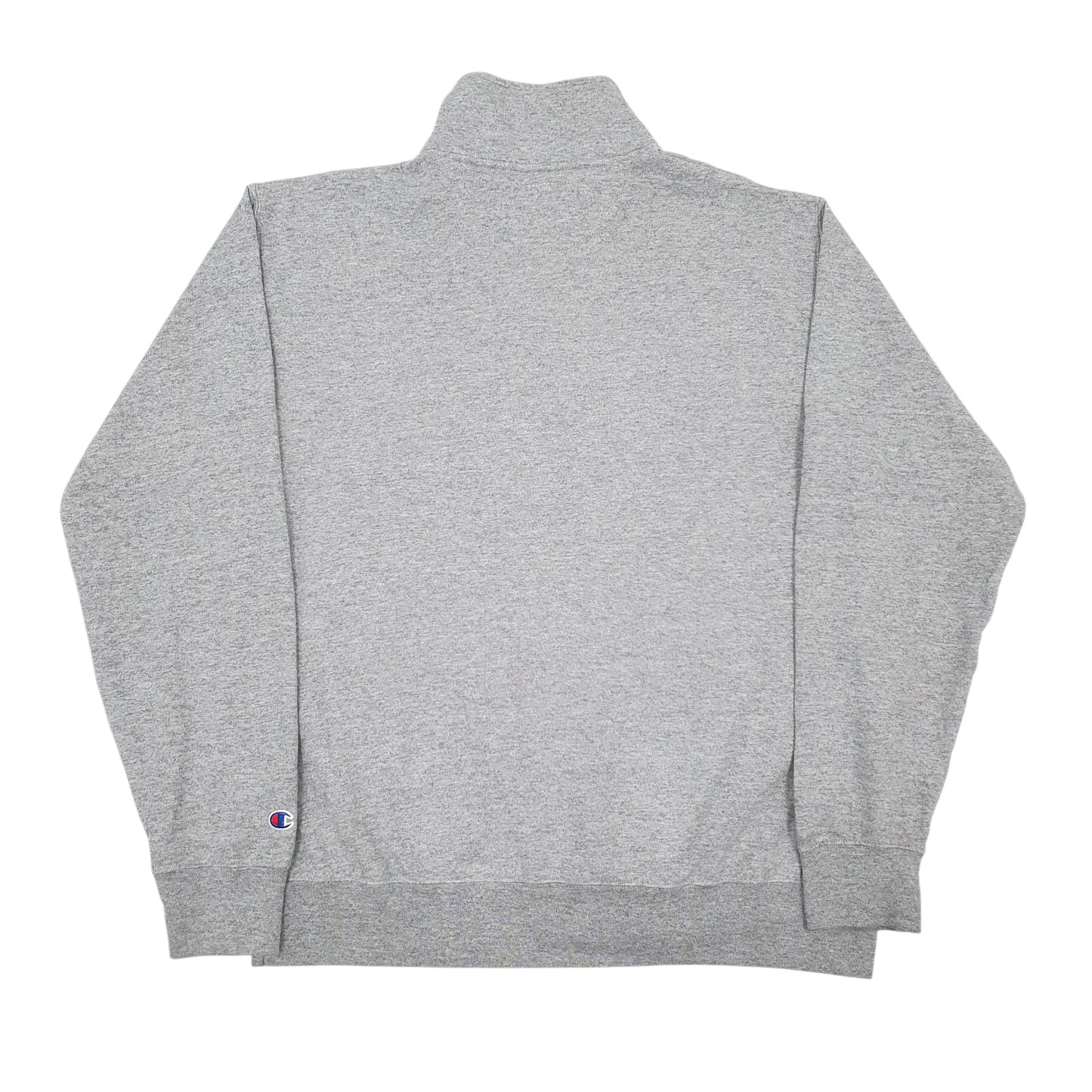 Mens Grey Champion Cornell University Quarter Zip Jumper