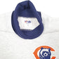 Mens Grey Majestic Vintage Chicago Bears American Football Made In USA Roll Neck 90s Crewneck Jumper