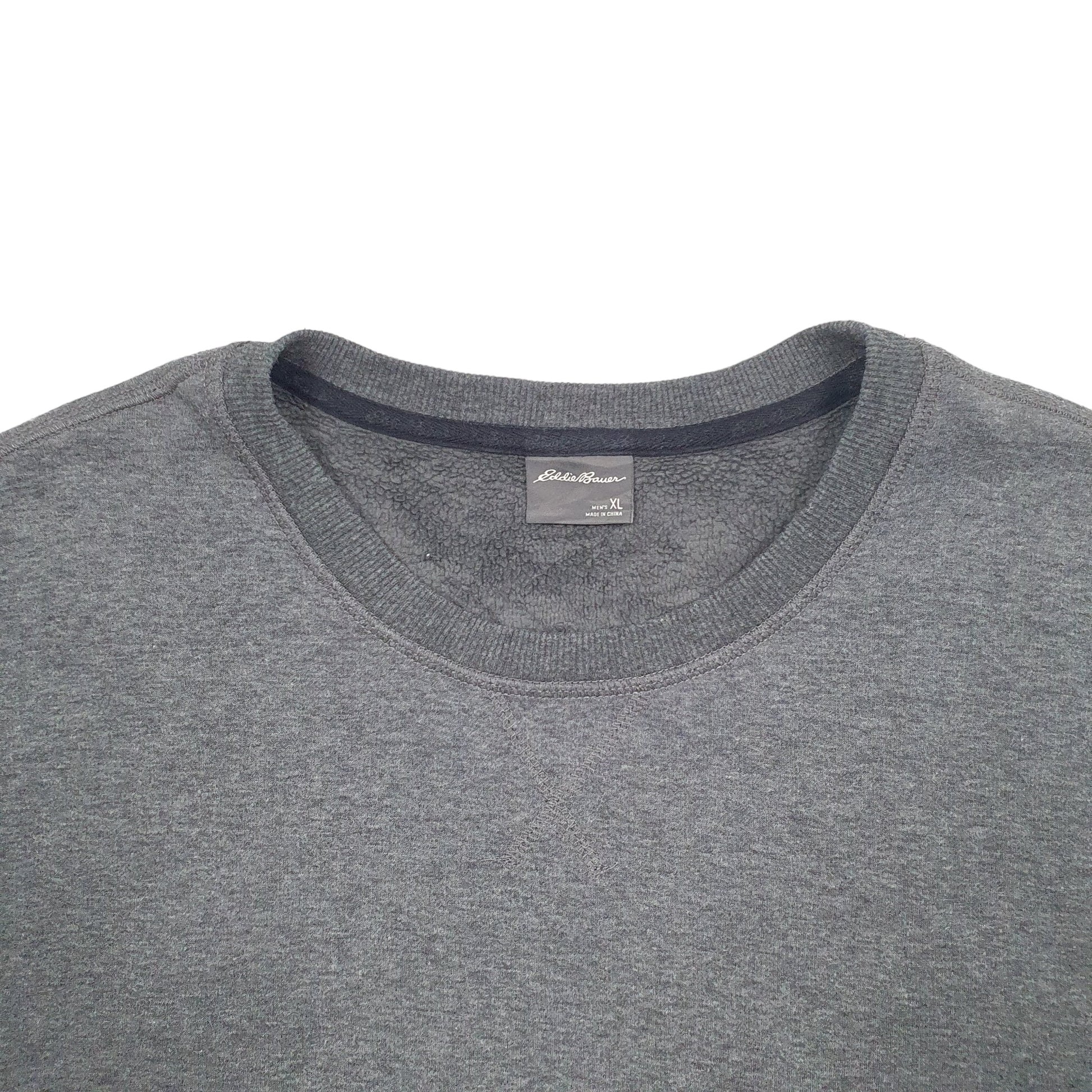 Mens Grey Eddie Bauer  Crewneck Jumper