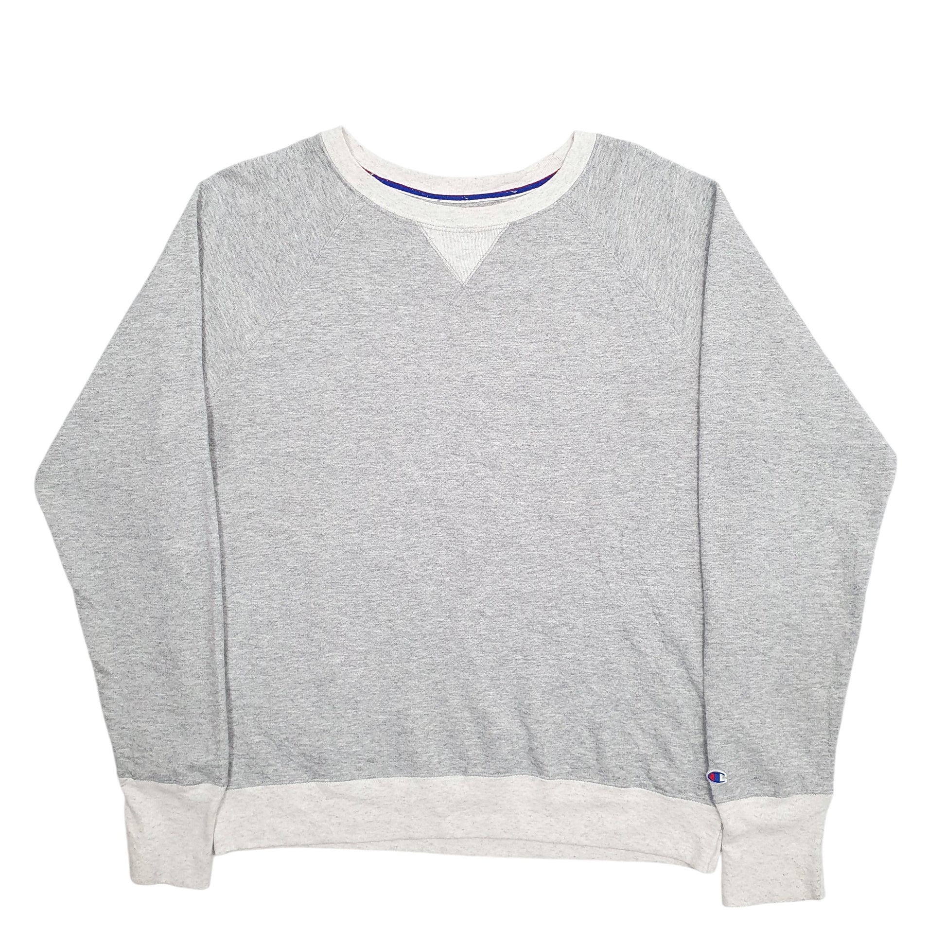 Mens Grey Champion  Crewneck Jumper