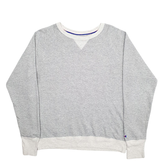 Mens Grey Champion  Crewneck Jumper