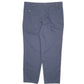 Mens Navy Lee Vintage 1980s Pleated Chino Trousers