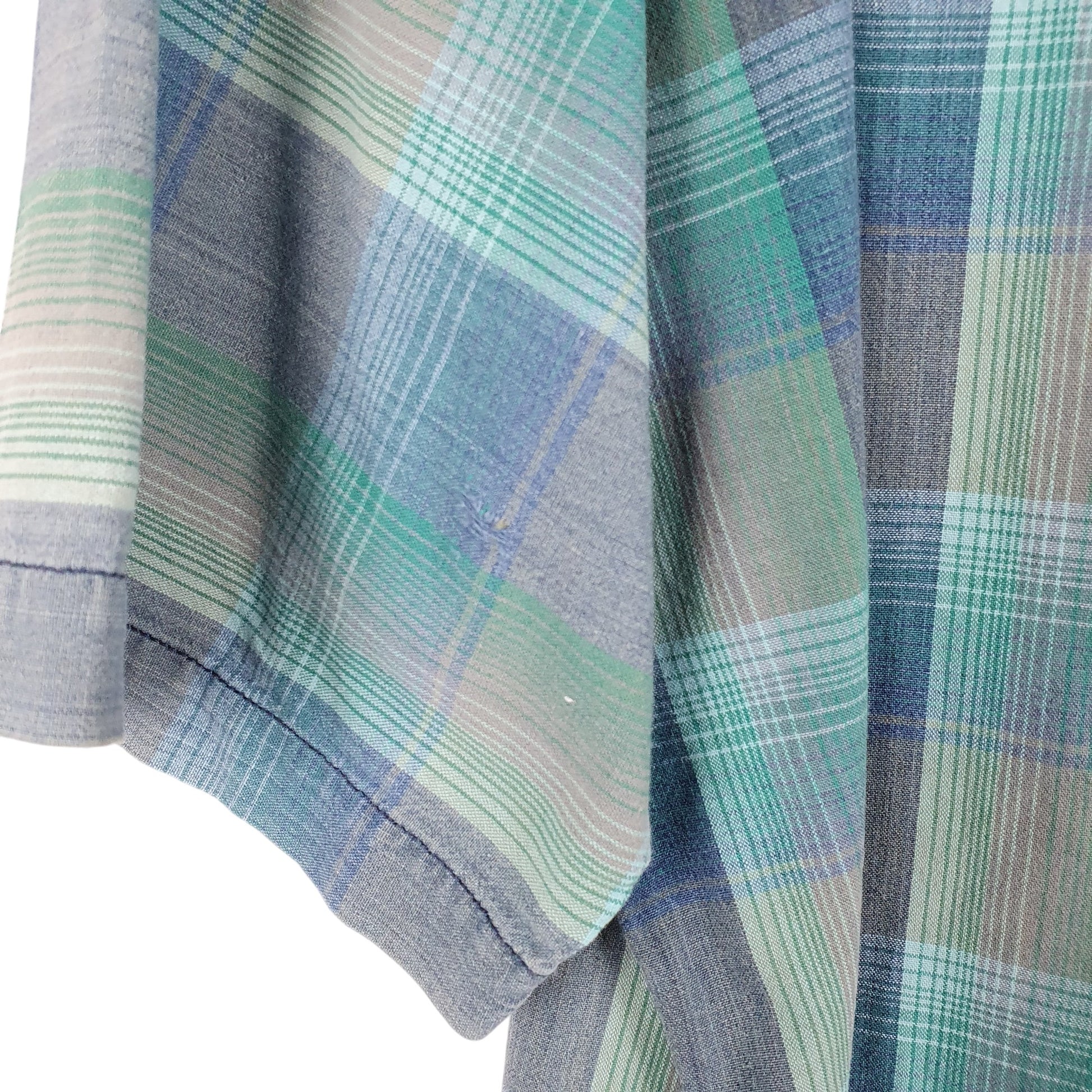 Mens Green Lee Vintage Short Sleeve Shirt