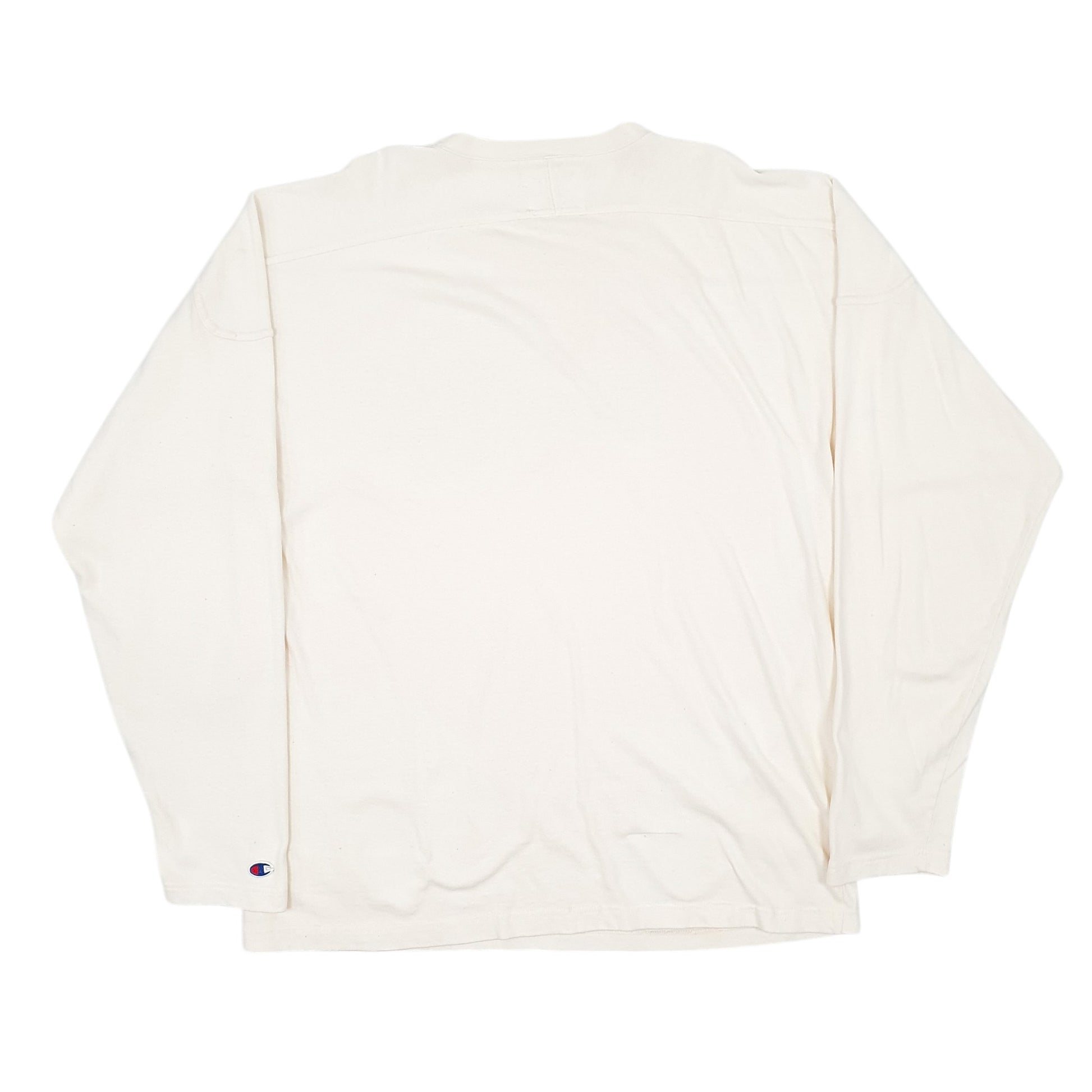 Mens Cream Champion  Crewneck Jumper