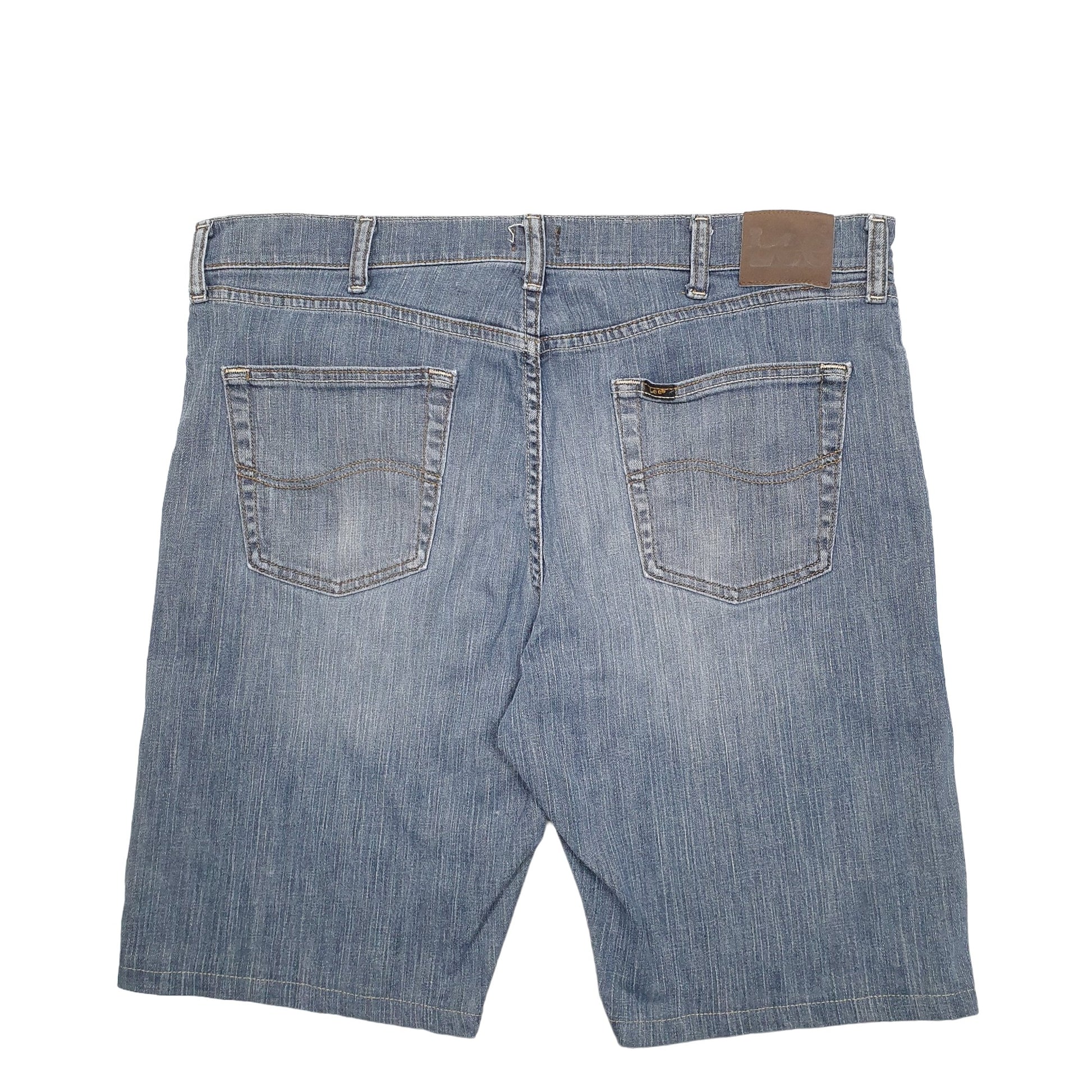 Mens Blue Lee  Denim Shorts