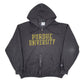 Mens Grey Champion Purdue University Full Zip Jumper