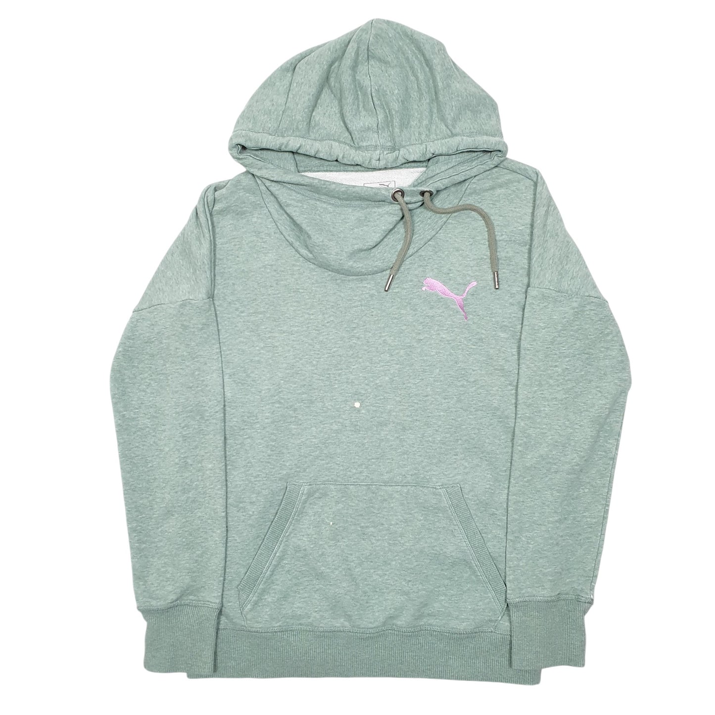 Womens Green Puma  Hoodie Jumper