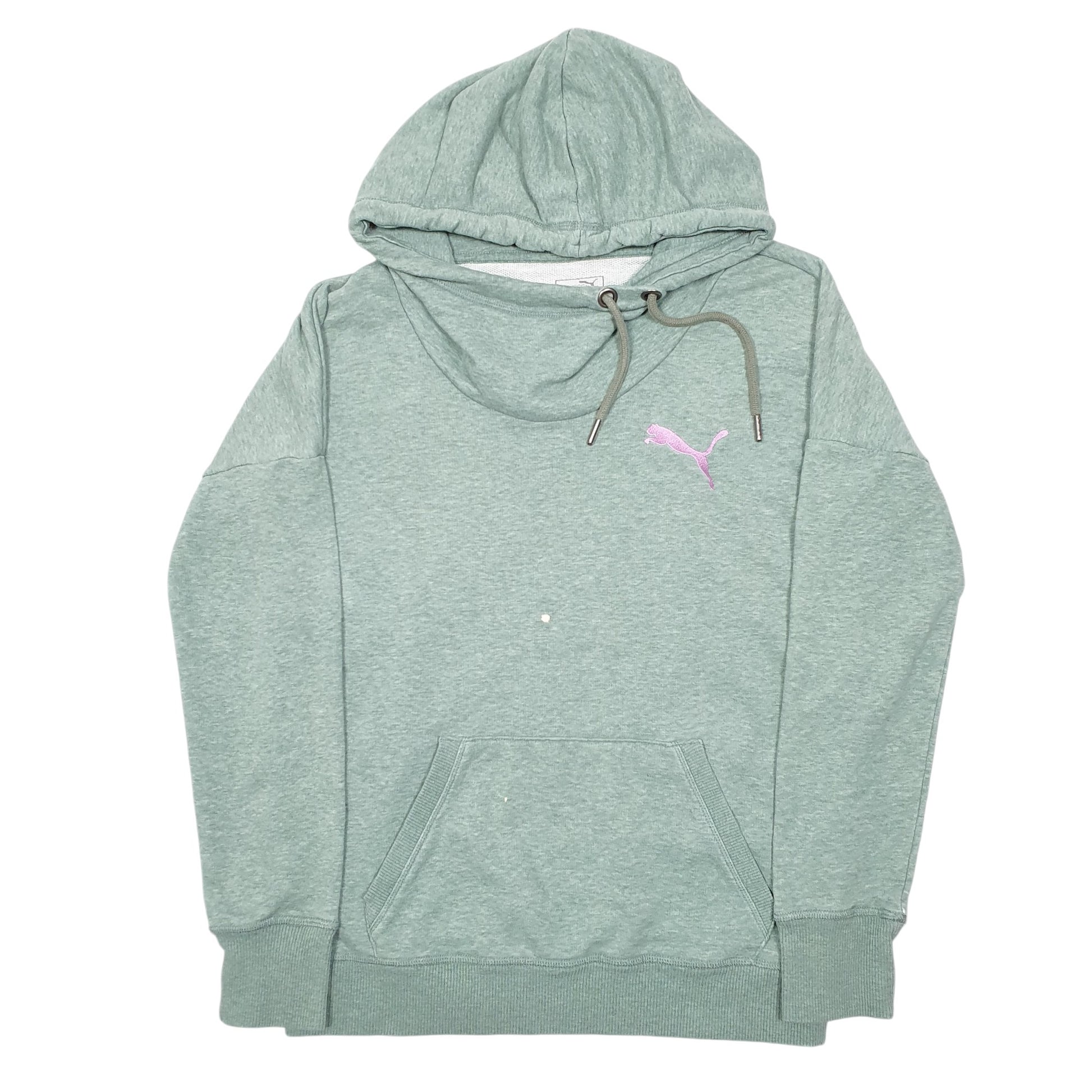 Womens Green Puma  Hoodie Jumper