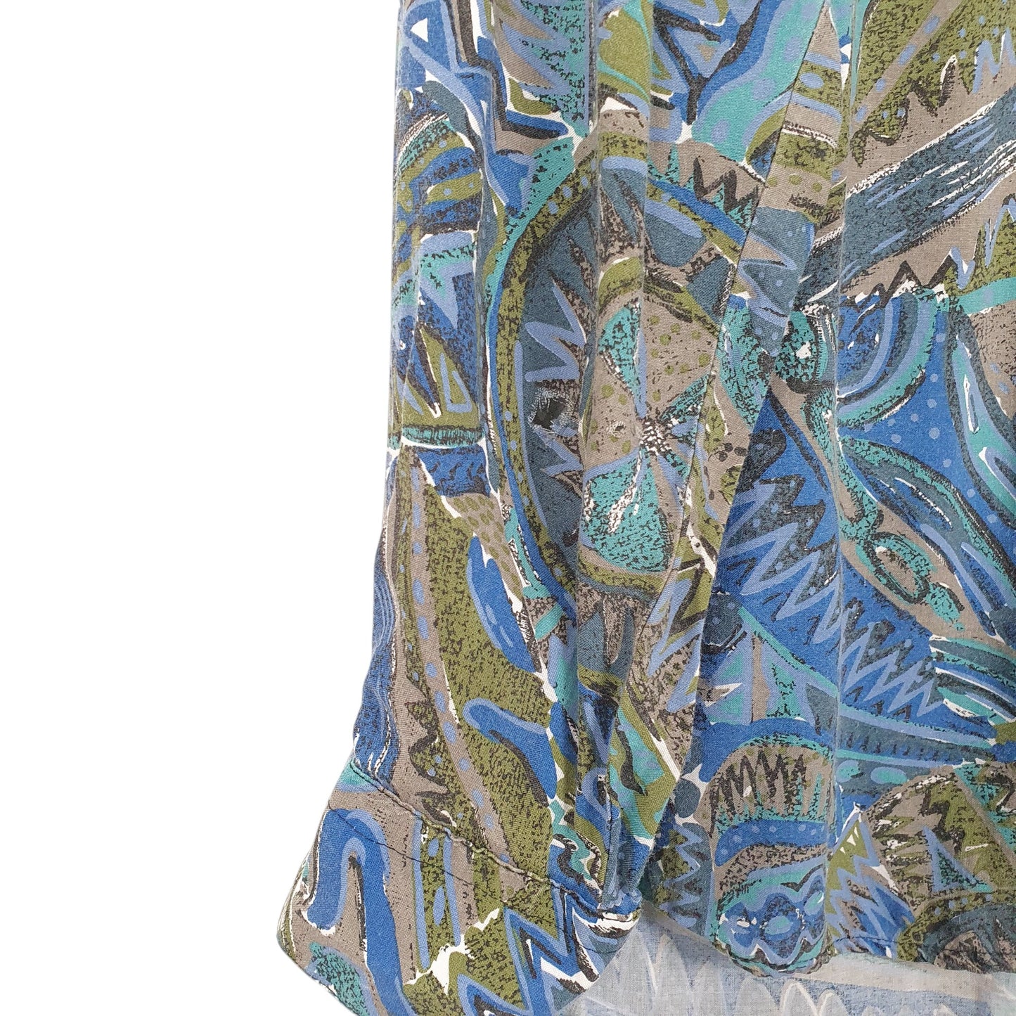 Mens Blue Pick Up Retro 90s Print Vintage Long Sleeve Shirt