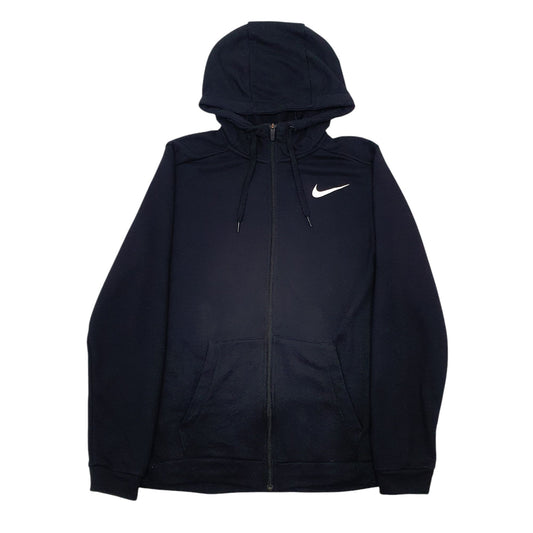 Mens Black Nike Dri-Fit Full Zip Jumper