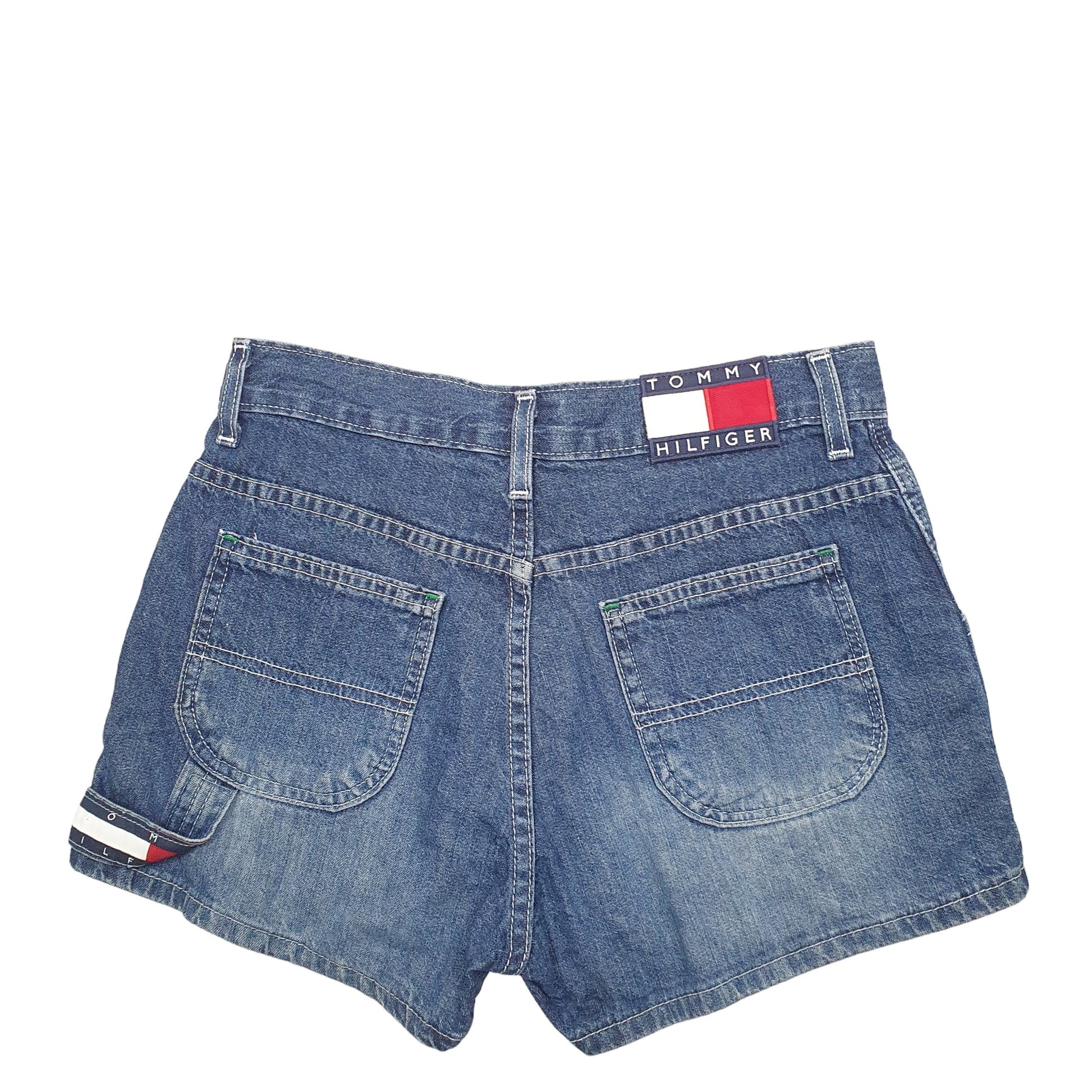 Womens Blue Tommy Hilfiger  Denim Shorts