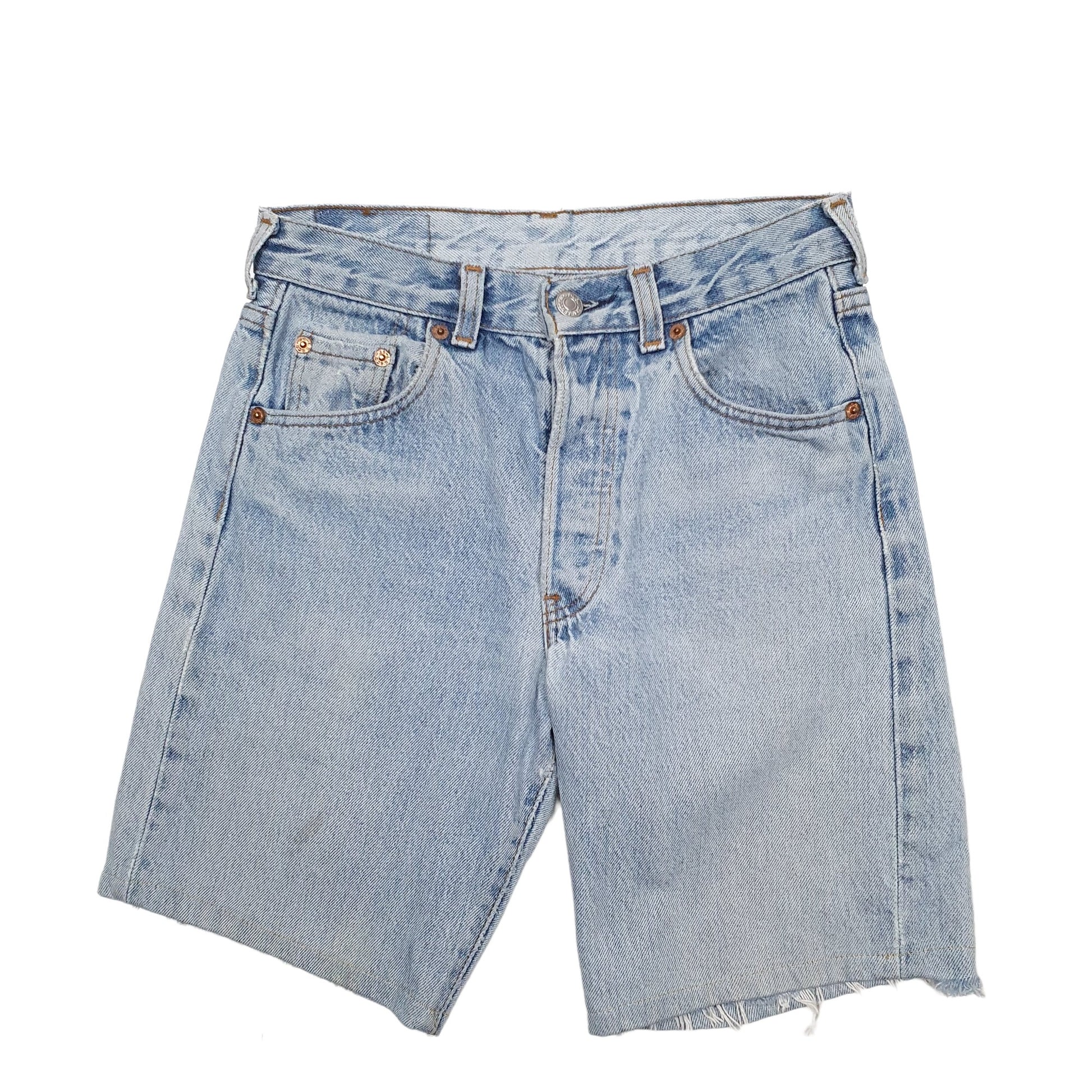 Womens Blue Levis 501 Denim Jorts Denim Shorts