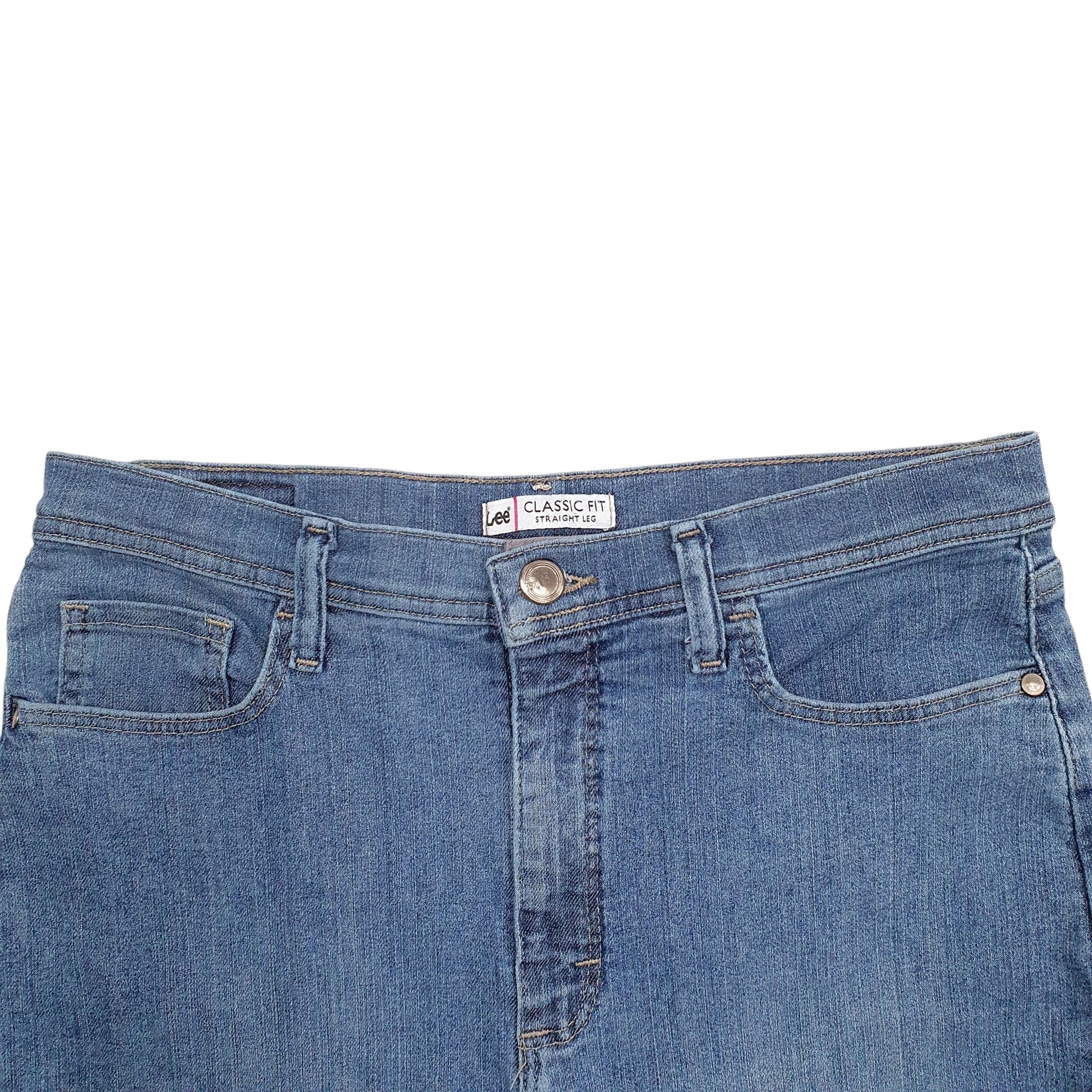 Womens Blue Lee Stretch Fit Classic JeansW30 L25