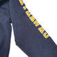 Mens Navy Champion Hoodie FLC Skyhawks Football USA Spellout Full Zip Jumper