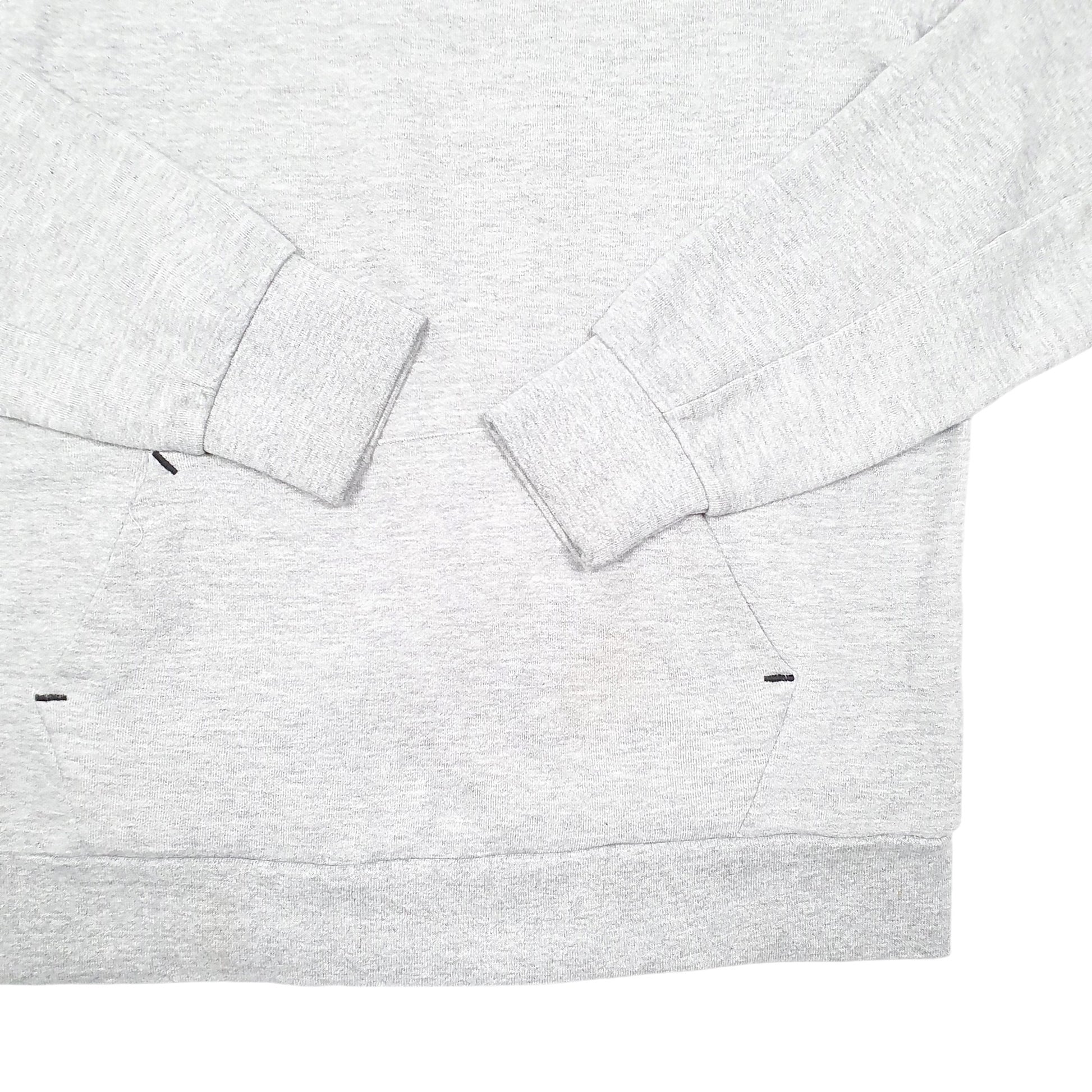 Mens Grey Russell Athletic Raglan Pocket Crewneck Jumper