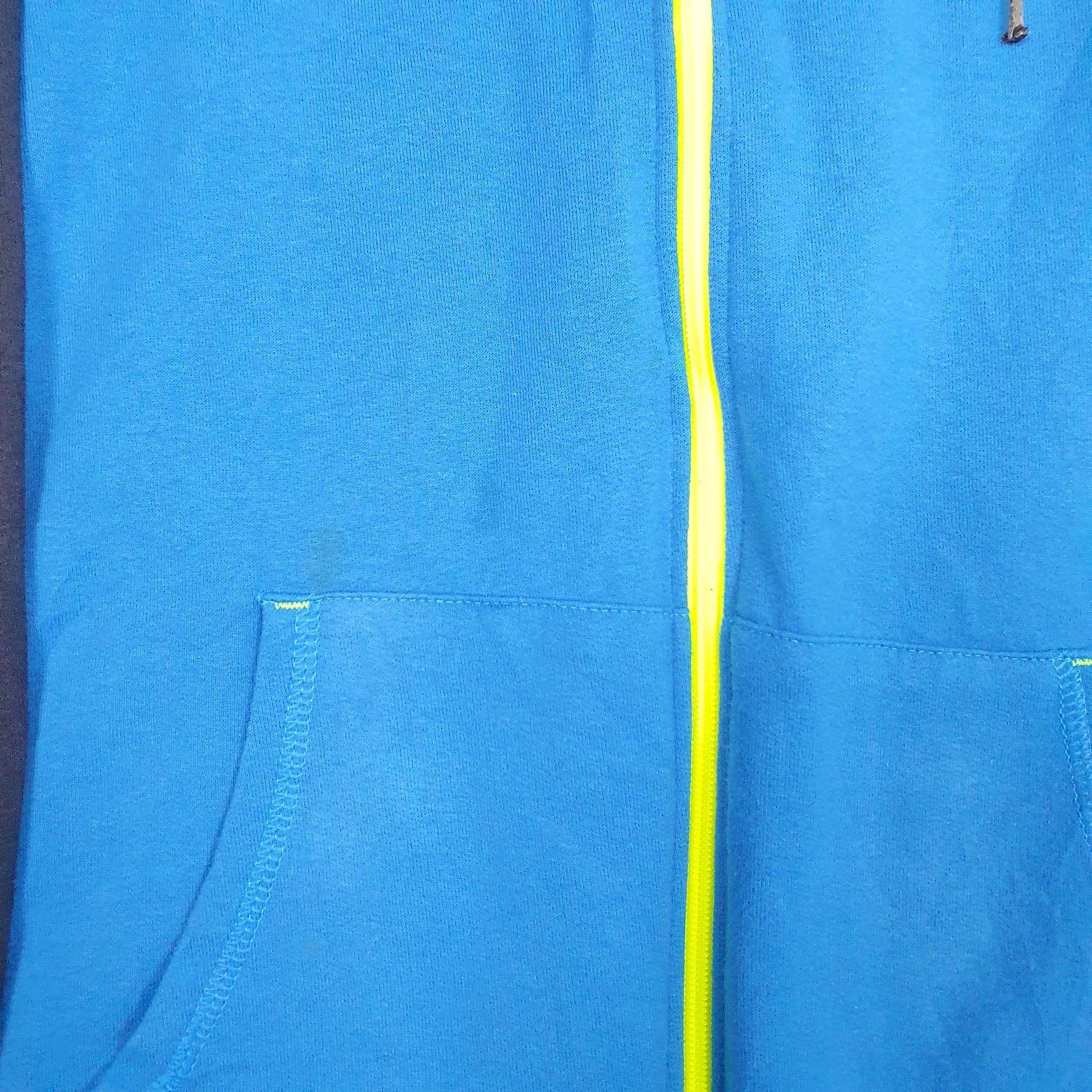 Mens Blue Champion  Full Zip Jumper